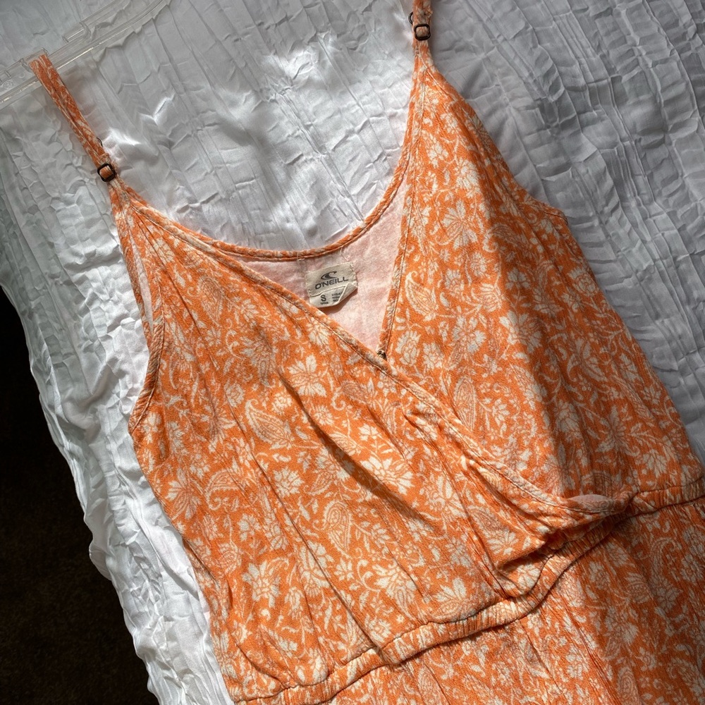 O’Neill Orange Floral Romper